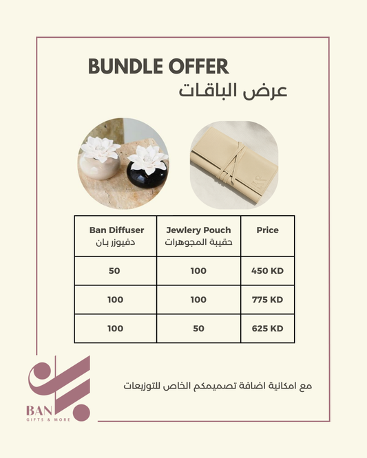 Diffuser & jewlary Pouch